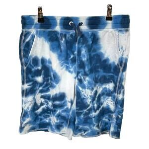 Treasure & Bond Blue Tie Dye Shorts XL 14-16